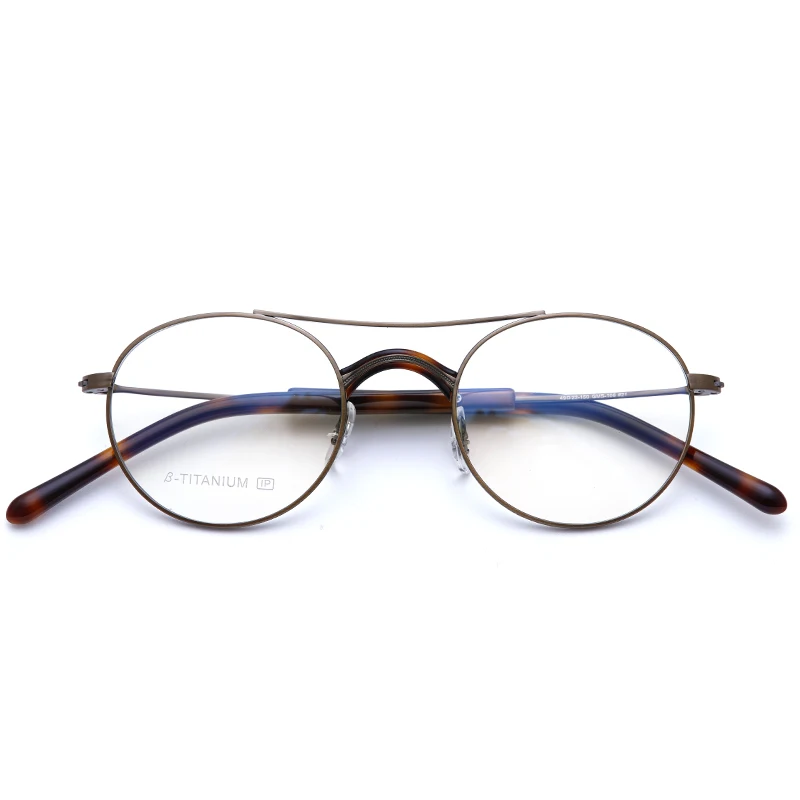 Giorgio Armani Eyeglasses Titanium Round Oval Frames 