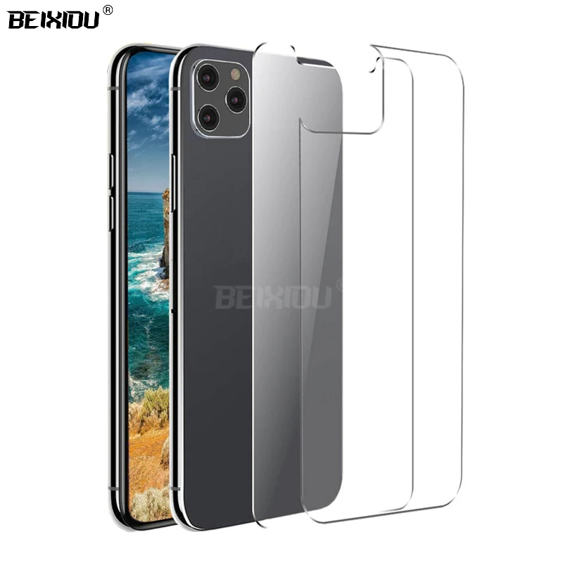 2 шт Передняя Задняя Защитная пленка для Apple iPhone 11/Pro закаленное стекло задней