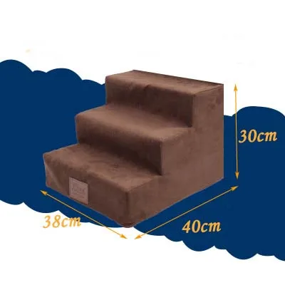 Лестница для домашних собак 3 ступенчатая лестница маленьких домик щенков кошек