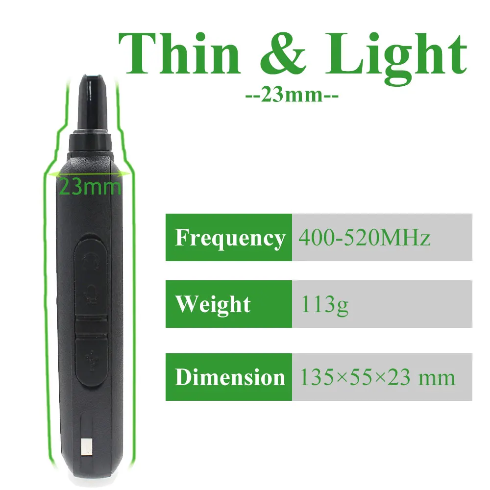 10 шт. WLN KD-C1 мини-рация UHF 400-470 МГц 5 Вт Мощность 16 канальный мини-портативный трансивер лучше, чем BF-888S