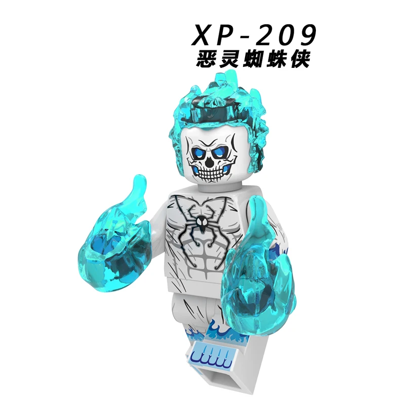 XP209 XH1332Far от дома кирпичи Ник Фьюри гидро-человек Питер Паркер Spid-Man Mysterio строительные блоки Коллекция Для детей Подарочные игрушки - Цвет: XP209