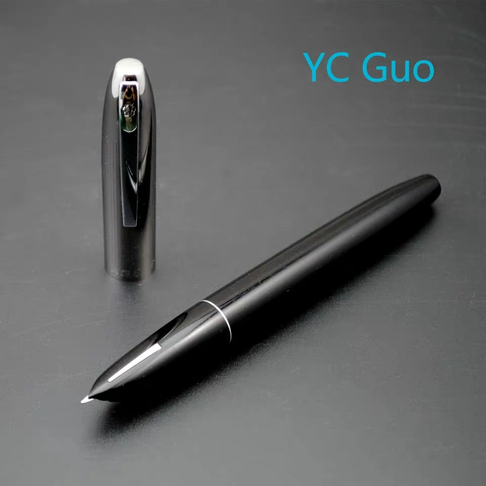 Shanghai-HERO-565-Fountain-Pen-Ink-Pen-Arrow-Mark-Stainless-Steel-Cap-Fine-Nib-Stationery-Office