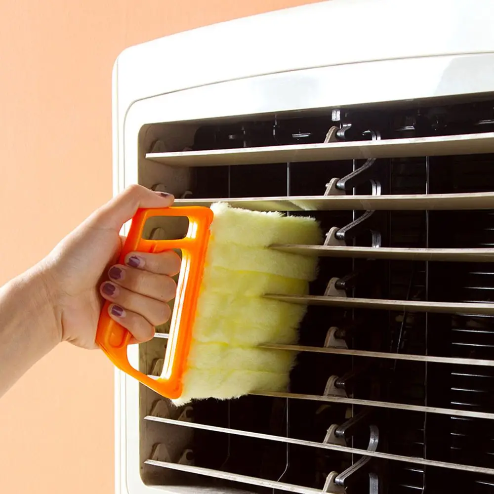 1pc Plastic Microfiber Brush for Washing Blinds Windows Air Conditioning Cleaner Household Cleaning Tools Accessories | Дом и сад