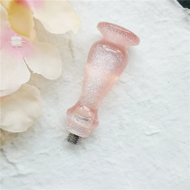 Wood Handle metal brass handle Wax Seal Stamp Retro crystal Antique Sealing Wax Scrapbooking Stamp HEAD Wedding stamp handle