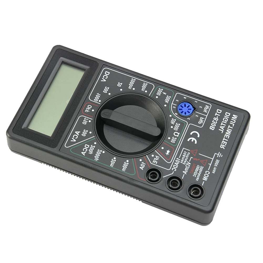 DT-830B вольт тестовый мультиметр мини ручной пластиковый вольтметр Авто Диапазон Омметр цифровой практичный ручной тестовый свинец ЖК-дисплей