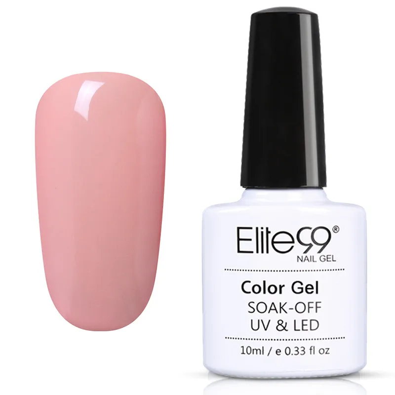Elite99 Alcoholic Removal One Step Gel 10ml One Step UV Gel Varnish 3 in 1 Nail Polish LED Soak off Hybrid Long Last Gel Lacquer - Цвет: 0004