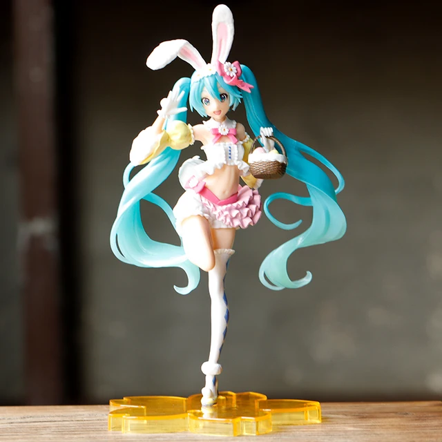 2020 New 23cm Anime Pink Sakura Ghost PVC Action Figures Girls Model Toys Collecting Gifts for Girls Dress wedding Spring 22cm miku