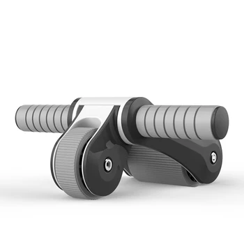 

Foldable Fitness Ab Roller Double-Wheeled No Noise Abdominal Workouts Wheels Reduce Weight Abdominal Muscles Training Stimulator
