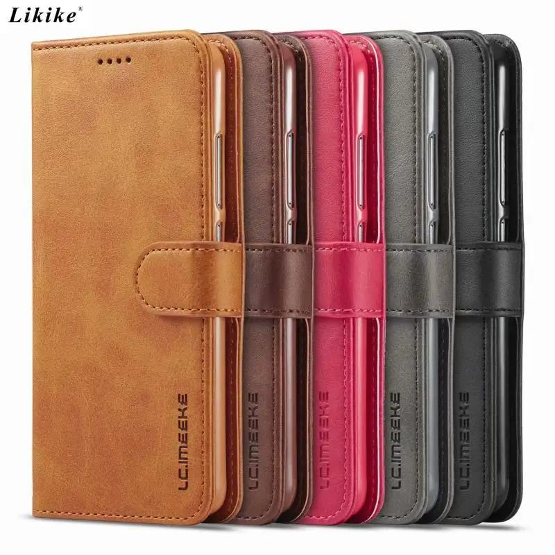 

Magnetic Leather Retro Fundas Flip Case for Huawei P9 P10 P20 P30 Mate10 Mate 20 Pro Lite Luxury Wallet Cove With Card Pocket