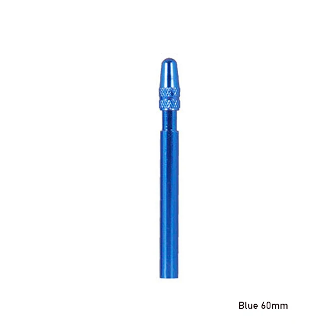 blue Сопло для горного велосипеда из алюминиевого сплава удлиняющее французское сопло MTB клапан внутренняя трубка удлиняет колпачки сетевой адаптер Аксессуары для велосипеда - Цвет: blue