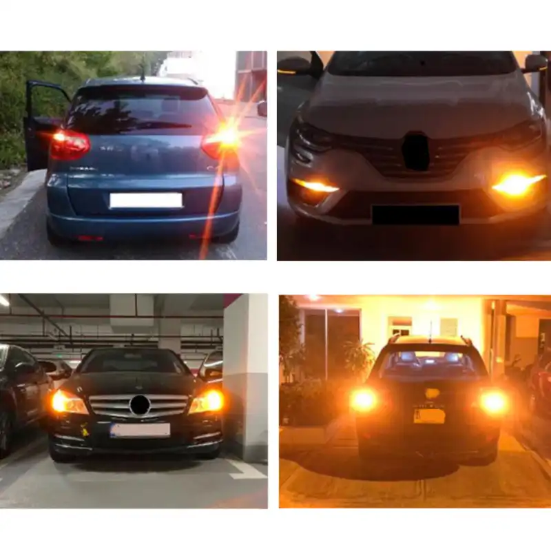 1pcターンシグナルライト1156 Bau15s Led電球7440ブレーキライトのほとんどの種類の車rvボートロング寿命リバースライト Signal Lamp Aliexpress