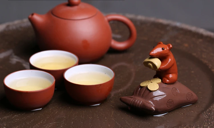 TANGPIN Фиолетовый Глиняный Чай Домашние животные мышь zisha ЧАЙ ИГРОВОЙ ремесла кунг-фу чай аксессуары
