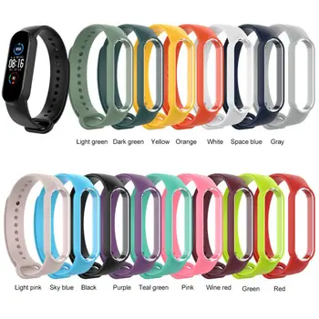 

Bracelet For Xiaomi Mi Band 5 Wrist Strap For Xiaomi Mi Band 5 Silicone Strap MiBand 5 Bracelet Miband 5 Wriststrap For Xiaomi