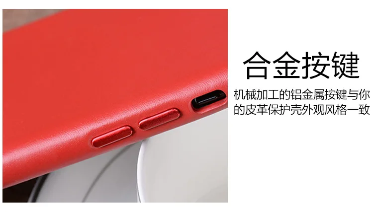 Чехол из натуральной кожи для iPhone 7, 8 Plus, X, XR, XS, Max, Воловья коровья кожа, чехол для телефона, металлическая кнопка, Прямая поставка, на заказ