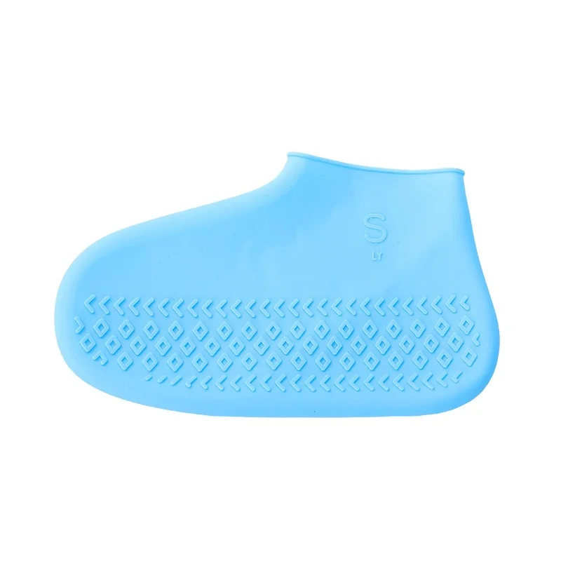 Aleafalling Reusable Latex Waterproof Rain Shoes Covers Slip-resistant Rubber Rain Boot Overshoes S/M/L Shoes Size 26-44