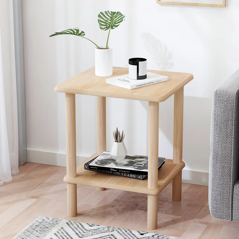  Sofa Side Nordic Small Coffee Table Modern Minimalist Small Square Small Table Table Bedroom Bedsid