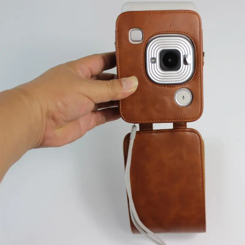 Чехол для переноски из искусственной кожи, сумка на плечо для Fuji Fujifilm Mini Liplay, комплект аксессуаров для камеры