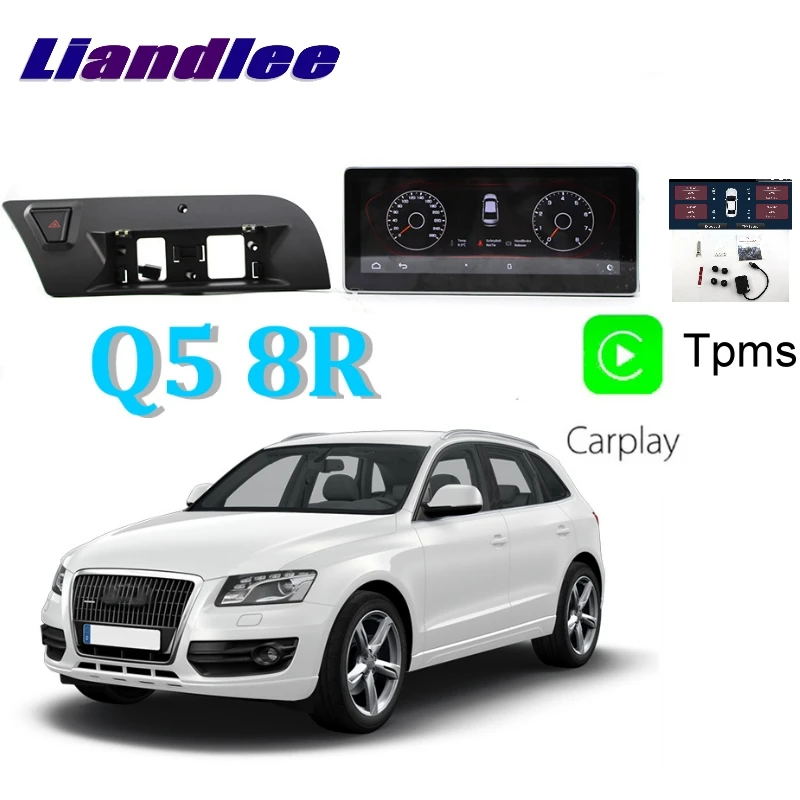 Liandlee автомобильный мультимедийный плеер NAVI 10,25 дюймов для Audi Q5 8R 2008~ CarPlay TPMS Радио Стерео gps навигация