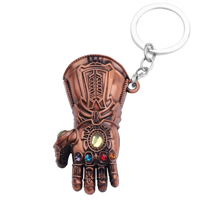 KC0739 Новые Мстители Marvel Молот Мьёльнир брелок Капитан Америка щит Халк Бэтмен Брелок с Железным человеком танос брелки - Цвет: KC0739