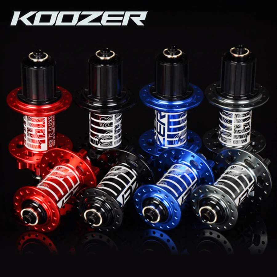 KOOZER XM460 Передняя Задняя Ступица 100*9/15 мм 135*10/142*12 QR через 32 отверстия велосипедные втулки quick release 4 подшипник 6 pawls велосипед ступица часть