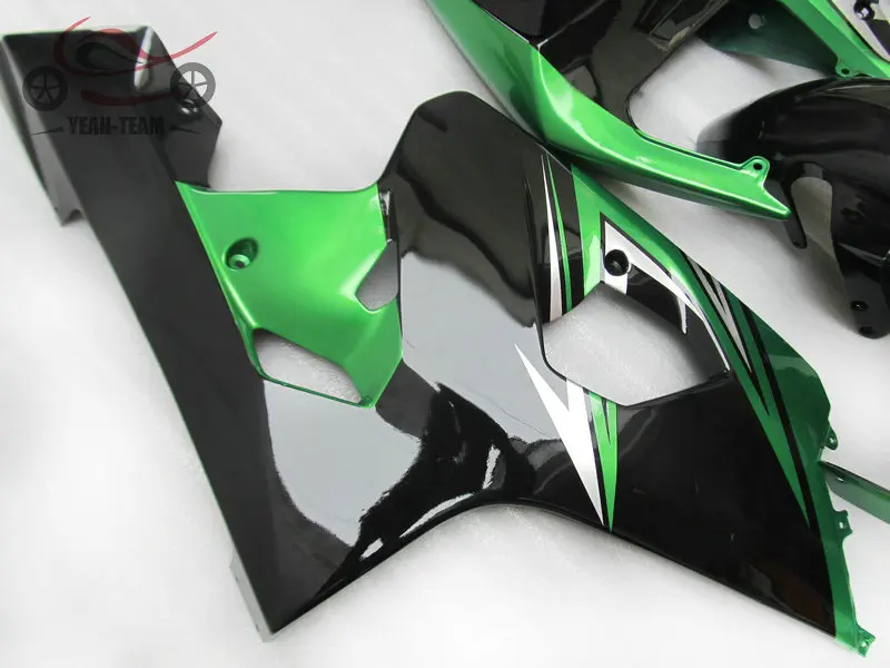 Китайский комплект обтекателей на заказ для Suzuki K1 2001 2002 2003 GSXR600 01-03 GSXR750 GSXR 600 750 зеленый черный корпус ремонтный набор обтекателей