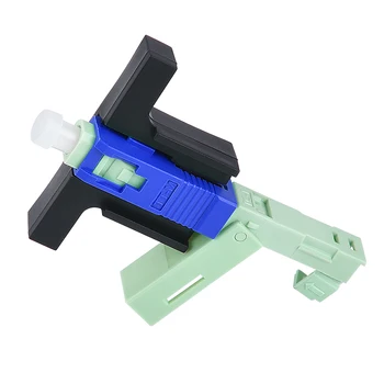 

100 PCS SC APC/UPC Fast Connector APC Single-Mode Connector FTTH Tool Cold Connector APC Fiber Optic Connnector 53mm