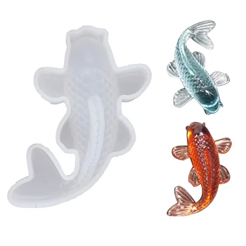 

Plastic Carp Shaped Rice Cake Mold Fish Pudding Molds
