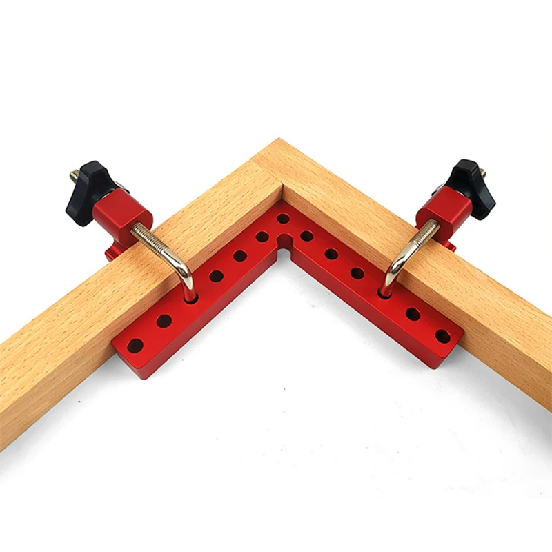 Double Handle 90 Degree Right Angle Clamp Woodworking Clip Photo Frame Furniture Clamp Tool USB Port Module Woodworking Clamp Module ZXY-NAN Right Angle Clamp 