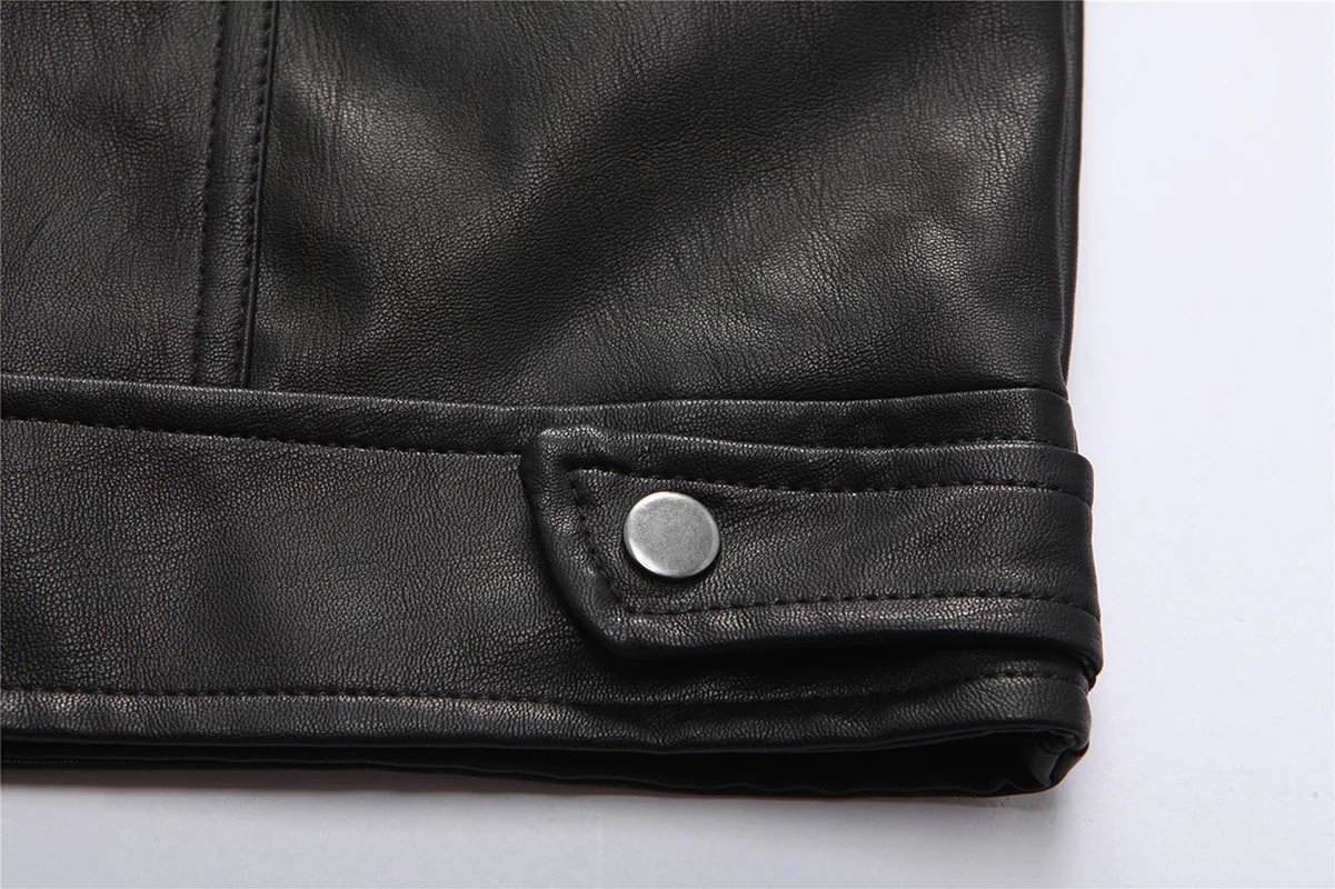 Мужская кожаная куртка с капюшоном большого размера Chaqueta De Cuero Para Hombre 2020|Куртки из