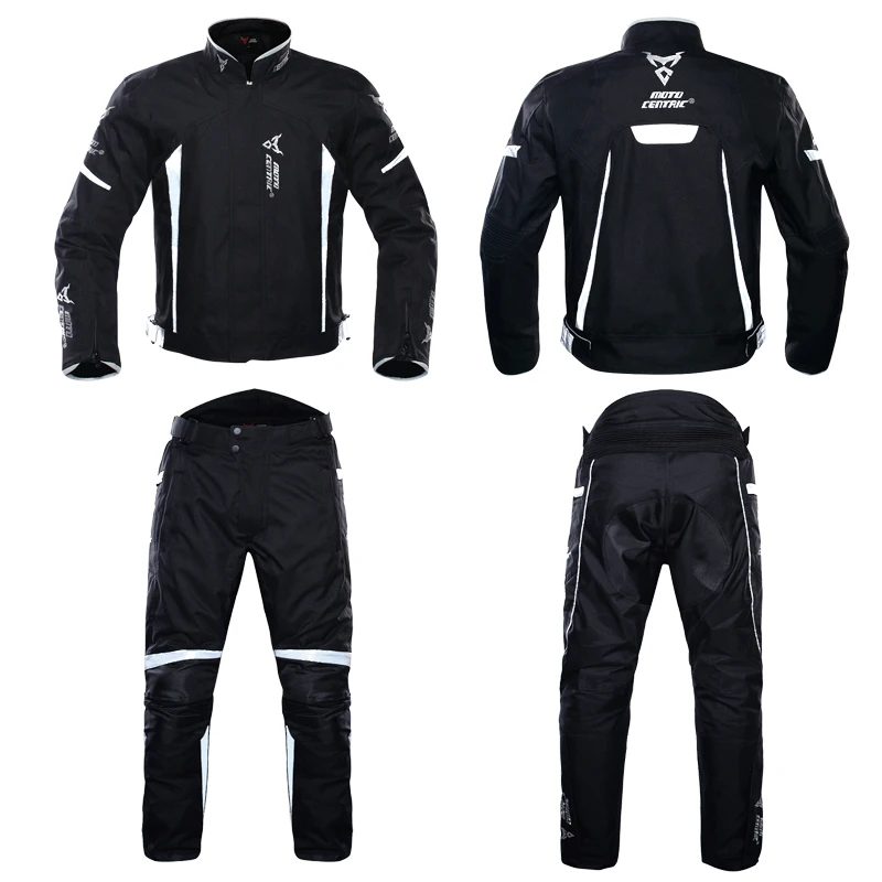 MOTOCENTRIC Men Waterproof Motorcycle Jacket& Pants Suit Moto Touring Jacket Winter Riding Motocross Jacket Protective Gear