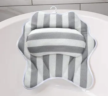 

Gepege Bath Pillows for Tub Neck, Head, Shoulder and Back Support, Bathtub Spa Pillow Rest, Bath Accessories