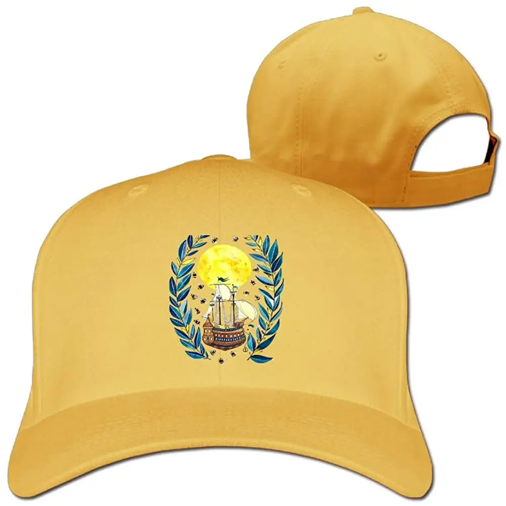 Парусный корабль папа шляпа регулируемая бейсболка желтый Дальнобойщик шляпы