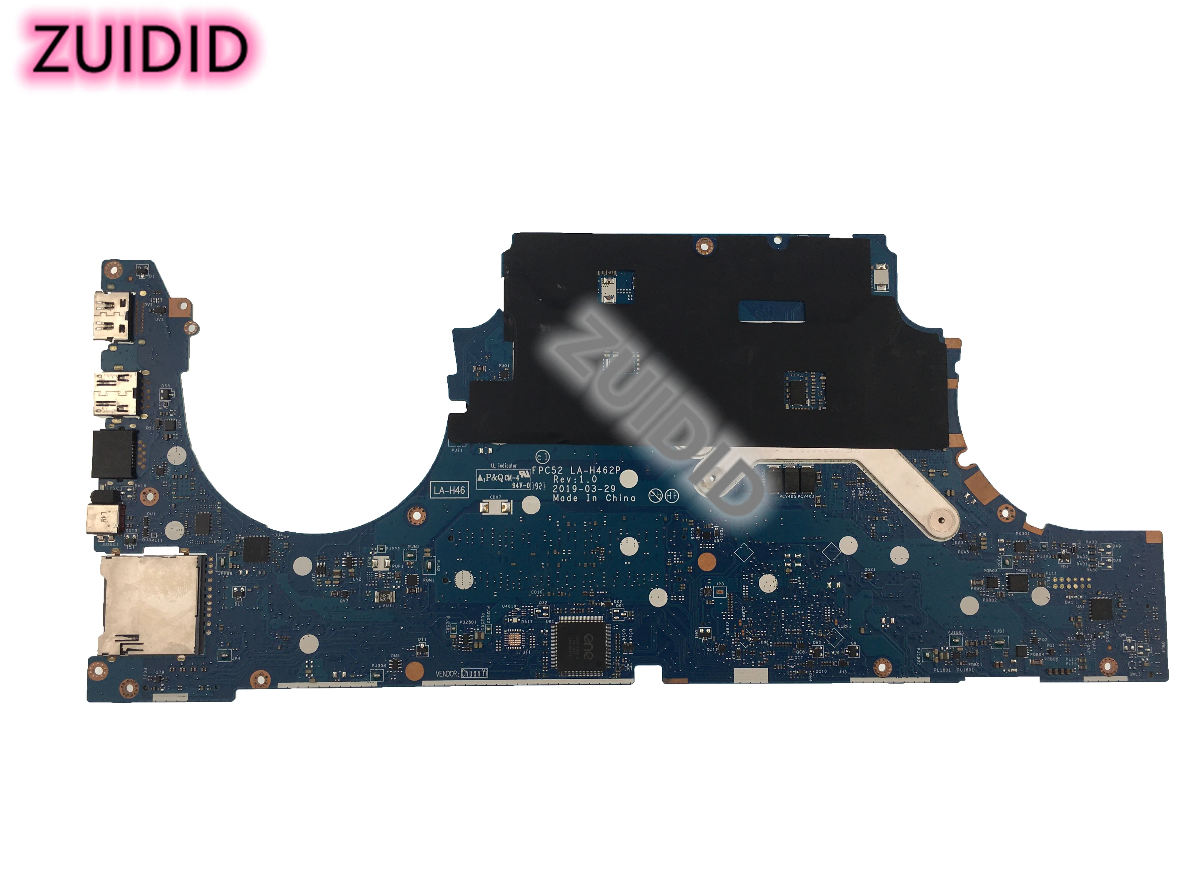 FPC52 LA-H462P For HP Pavilion 15-DK 15T-DK Laptop Motherboard With i5-9300H CPU N18P-G0-MP-A1 GPU DDR4 100% fully tested