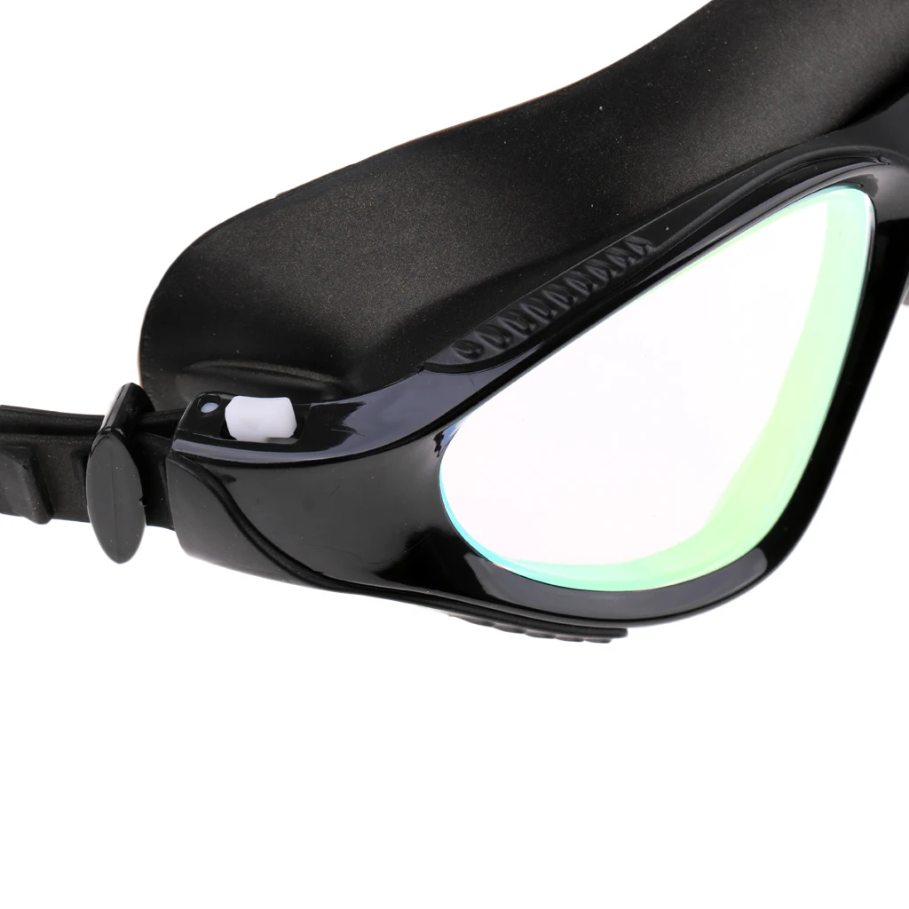 Men Women UV Protection Silicone Strap  Anti Fog Swimming Goggles Glasses with Storage Case & Ear Plugs 