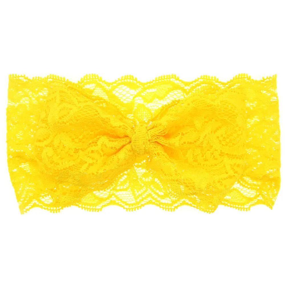 Baby Accessories luxury	 Withe Lace Crystal Bow Flower Baby Headbands for girl Elastic Baby Accessories Kids headwear Newborn hairbands photography prop baby stroller mosquito net Baby Accessories