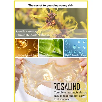 

Tearable Gold Collagen Mask Whitening Anti-wrinkle Moisturizing Mask HJL2019