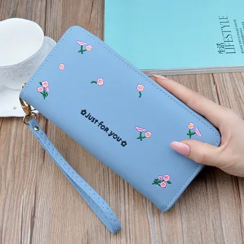 

Luxury Long woman Wallet PU Leather Rfid Holder Ladies Wallet Bag Casual Soft female Wallet Bag