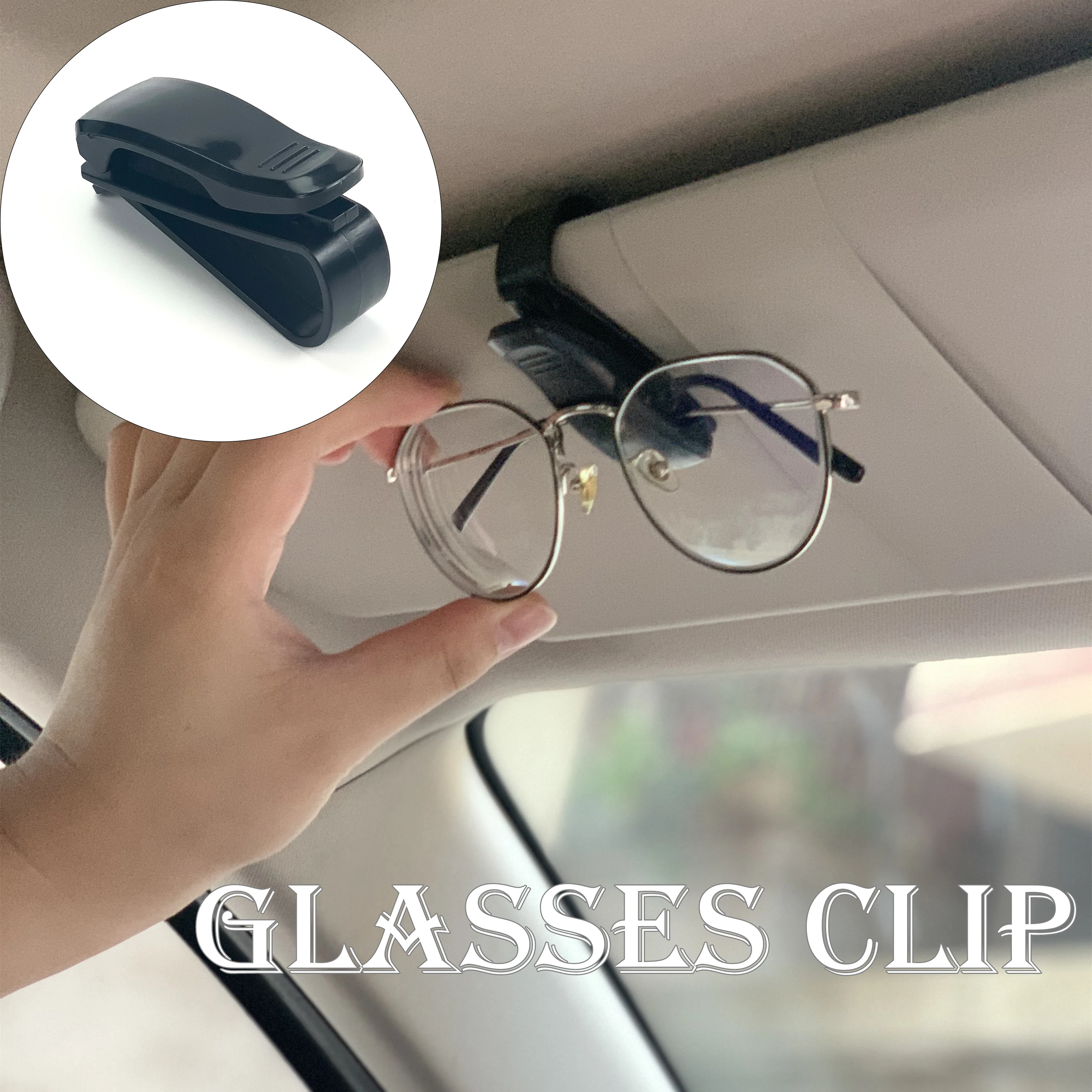 Clip de pare-soleil pour porte-lunettes de voiture, Mode en ligne