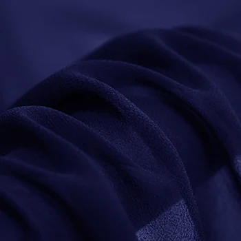

SILK GEORGETTE 114cm width 8momme Pure Thin Silk Fabric for Women Long Dress Transparent No50 Dark Royal Blue tissu au metre