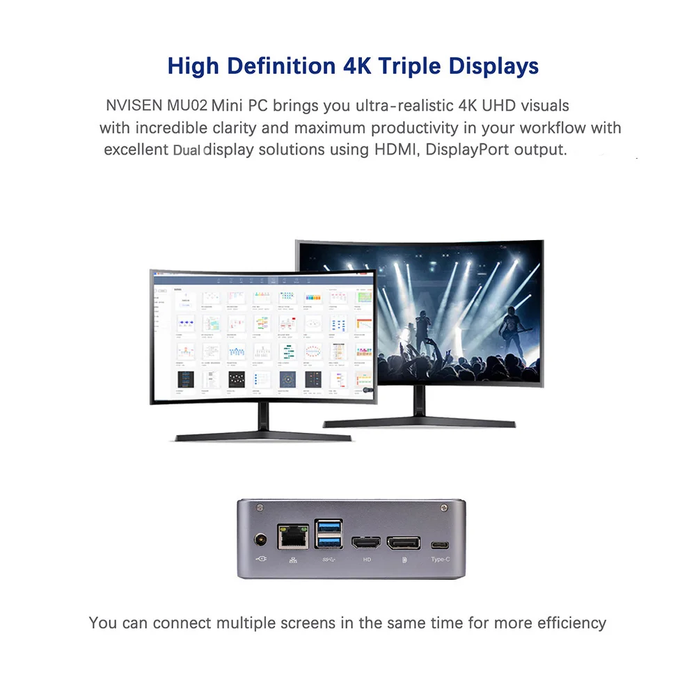 NVISEN MU02 Core i7-1065G7 16GB ミニPC