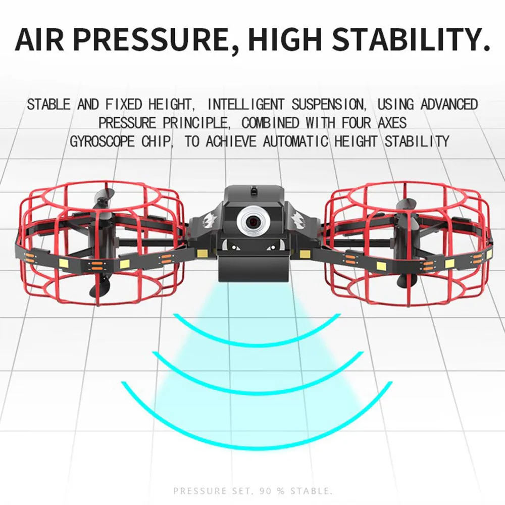 M3 2,4G WiFi FPV 720P камера складной летательный аппарат четырехосный Дрон Летающий вертолет мини-Дрон НЛО Дрон ручка пульт дистанционного управления игрушка