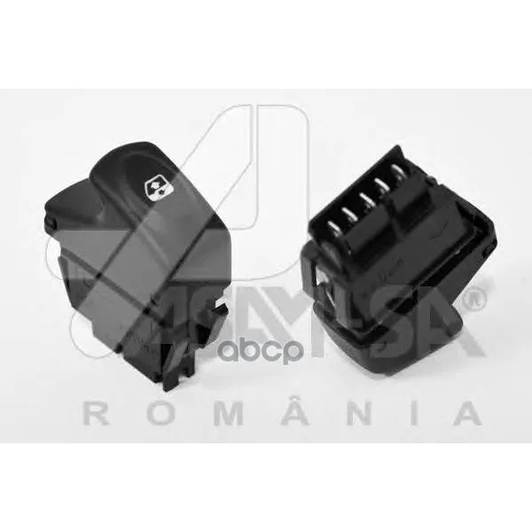 Кнопка Стеклоподъемника Задн Renault: Logan 04-, Sandero 04-, Duster 12- ASAM-SA арт. 30989
