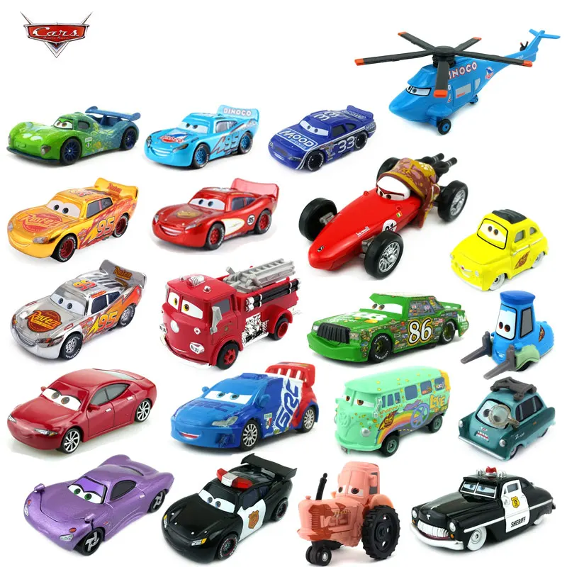 

Disney Pixar 2.3. There are 40 different style cars, silver McQueen and golden 1:55 die-cast cars to give boys the best gifts