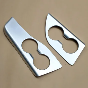 

Chrome Fit For Toyota Highlander Kluge Accessories Rear Side Door Armrest Water Cup Holder Cover Trim Parts 2014 2015 2016 2017