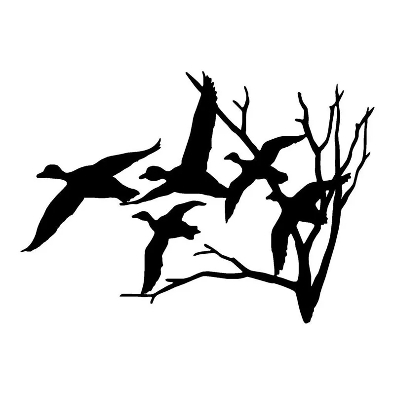 

Car Sticker Fashion Duck PVC Hunting Sticker Car Shape 16.8 Cm *12 Cm