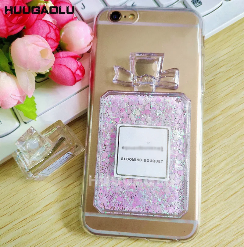 Для LG G8 G7 G6 G5 G4 G3 K50 K40 K11 K9 K10 K8 V50 V40 V30 V20 Q6 Q7 Q8 чехол Etui Coque 3D жидкости флакон духов чехол