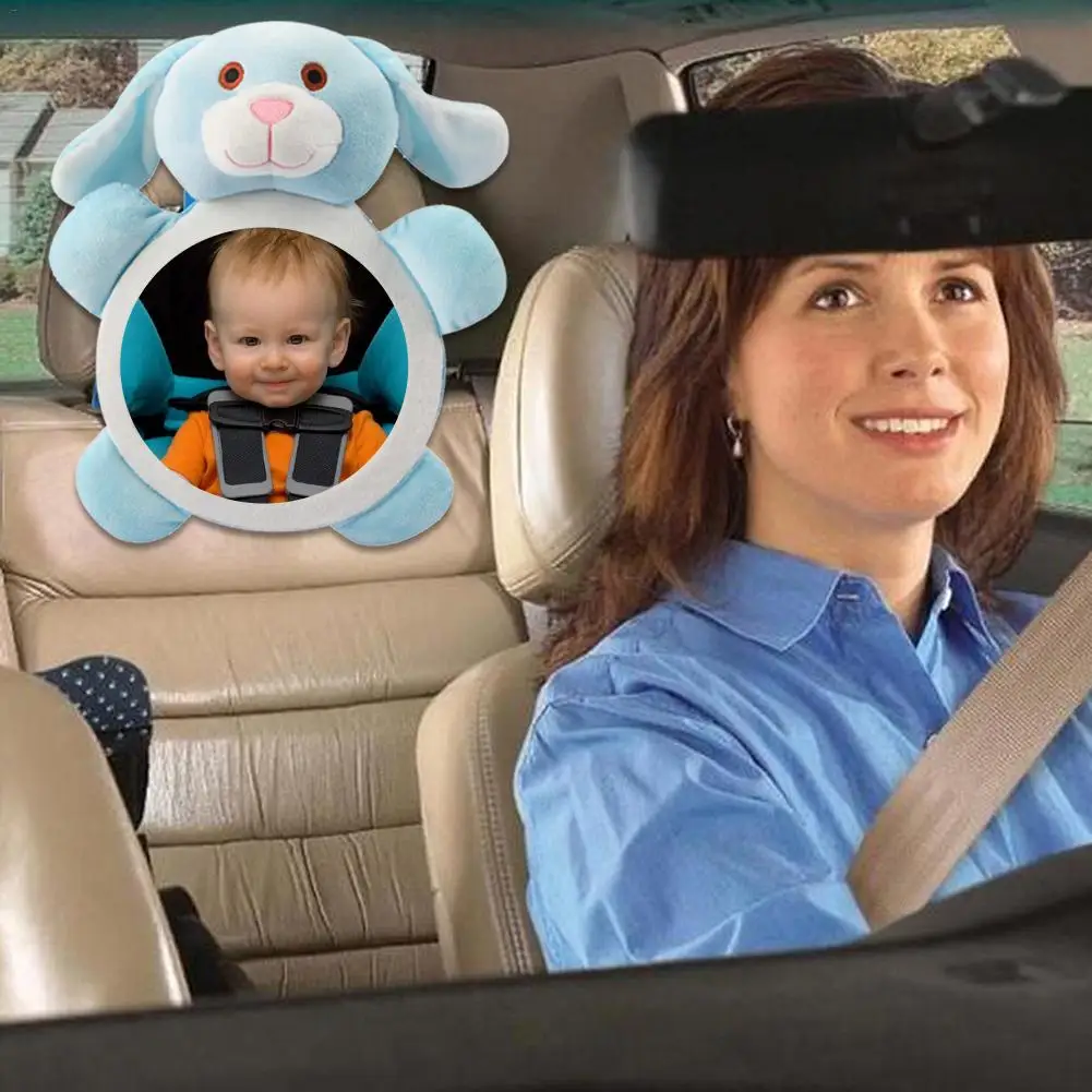 Мультяшное Автомобильное зеркало заднего вида, детское сиденье безопасности, вспомогательное смотровое зеркало, вспомогательное зеркало, аксессуары для автомобиля