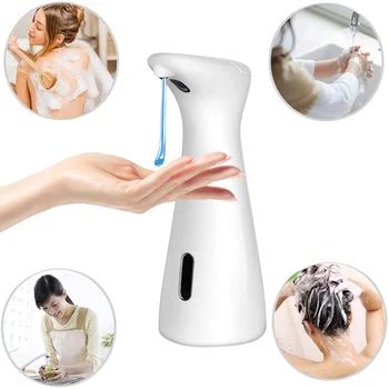 

Automatic 200ML Electric Soap Dispenser Intelligent Sensor Infrared Foaming Hand Washer Soap Dispensers For Bathroom Kitchen