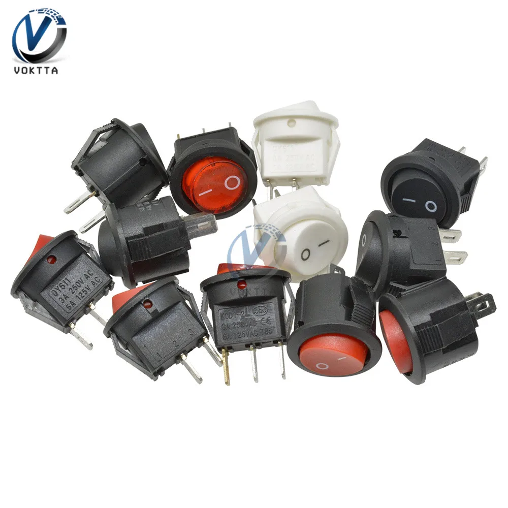 Rocker Button Switch Rocker Switch 3 Pin Push Button Rocker Switch