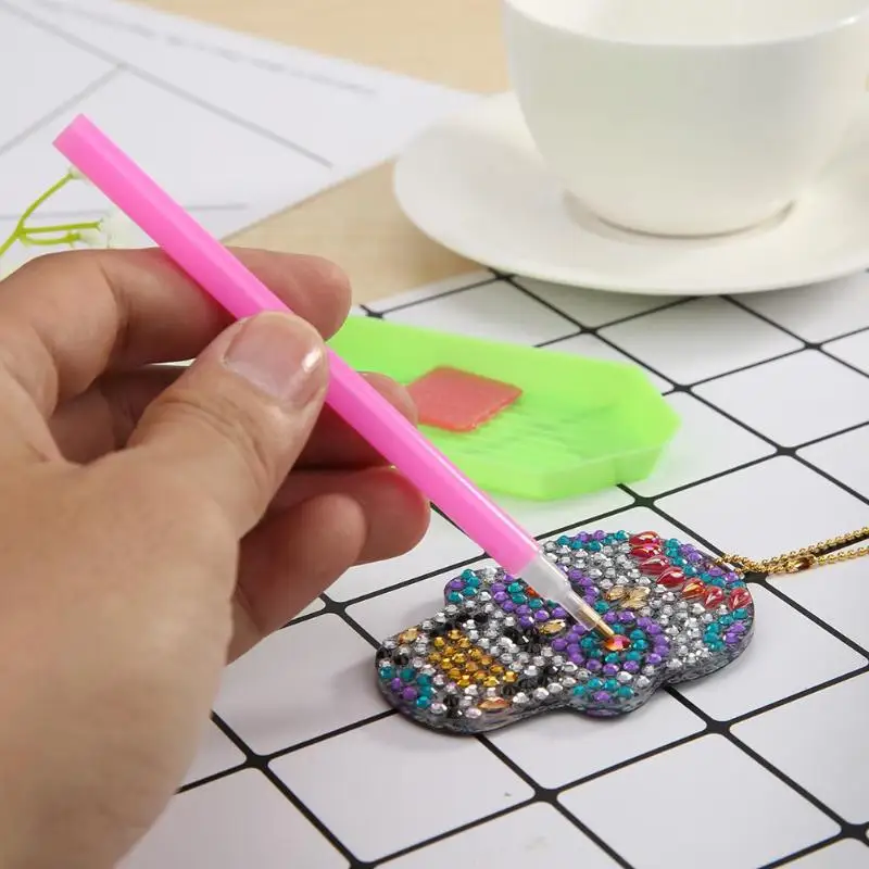 5 шт. DIY Череп полная дрель алмаз особенной формы живопись Брелки Подарки
